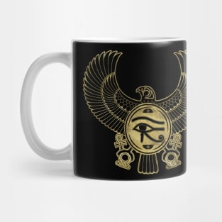 Golden Egyptian Eye of Horus - Wadjet Mug